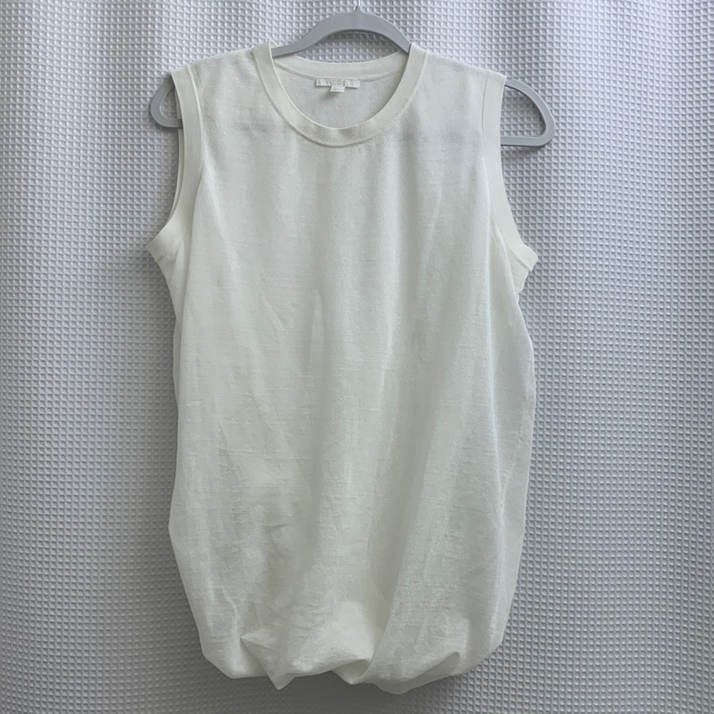 COS White Sleeveless Blouse